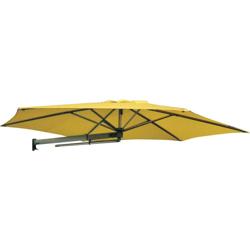 foto del prodotto giordanoshop ombrellone da giardino a parete 2,70m maffei parrot p3 giallo