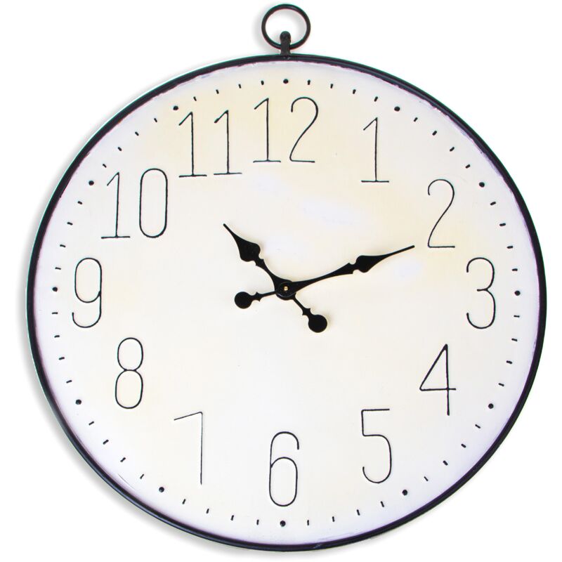 foto del prodotto giordanoshop orologio da parete 80 cm nero