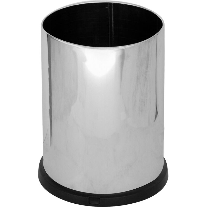 foto del prodotto giordanoshop pattumiera gettacarte 25xh34 cm da interno in acciaio inox