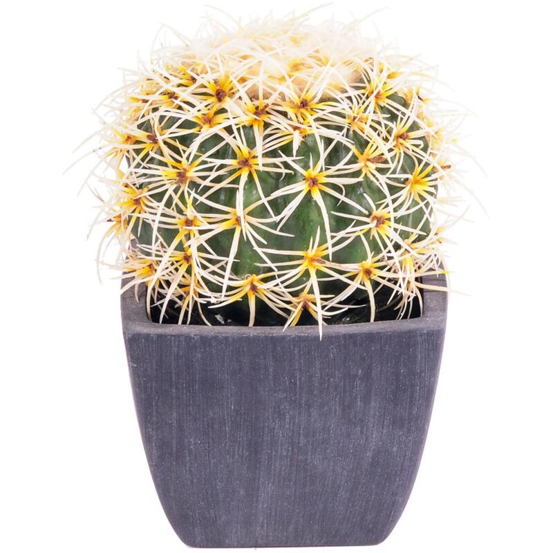 foto del prodotto giordanoshop pianta di cactus artificiale con vaso