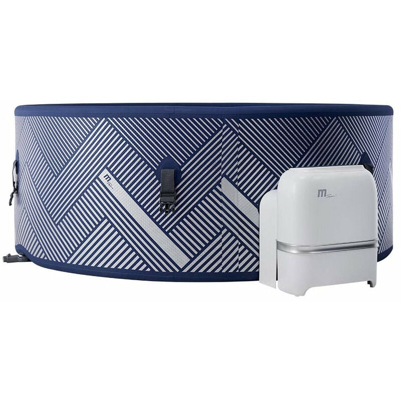 foto del prodotto giordanoshop piscina idromassaggio gonfiabile riscaldata 173x65 cm wi fi naval smart
