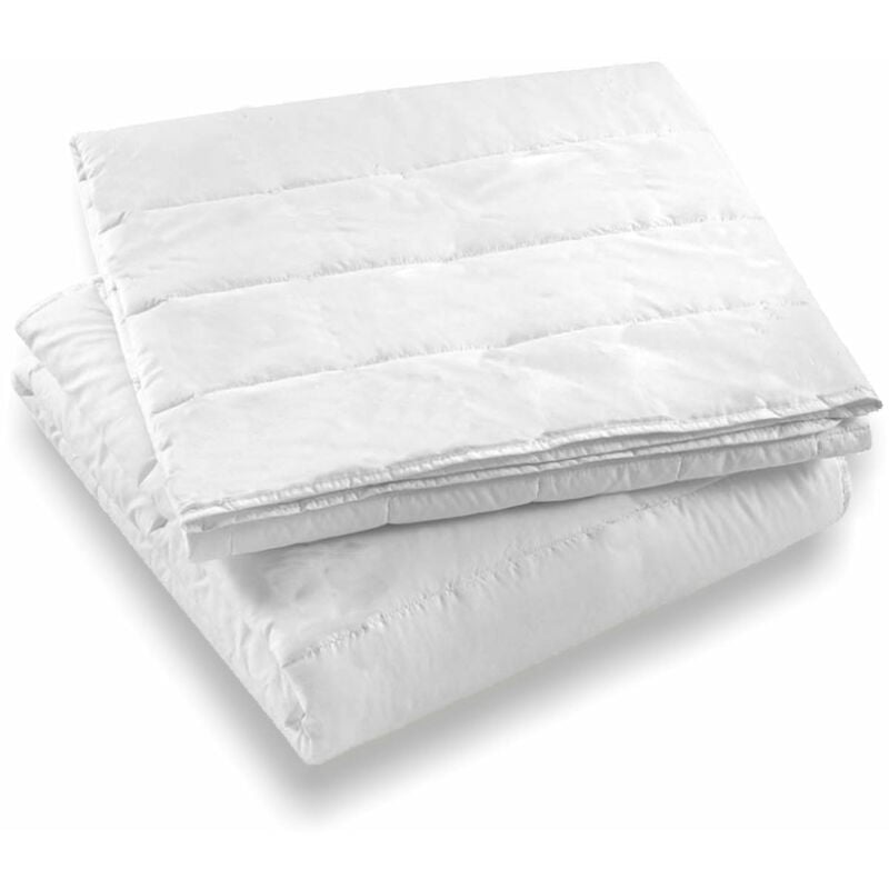foto del prodotto giordanoshop piumino interno matrimoniale quattro stagioni trapuntato bianco