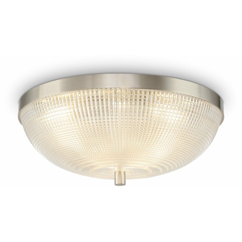 foto del prodotto giordanoshop plafoniera ceiling wall in metallo coupe nickel