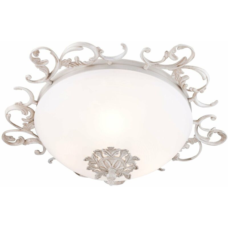foto del prodotto giordanoshop plafoniera ceiling wall in metallo speria crema