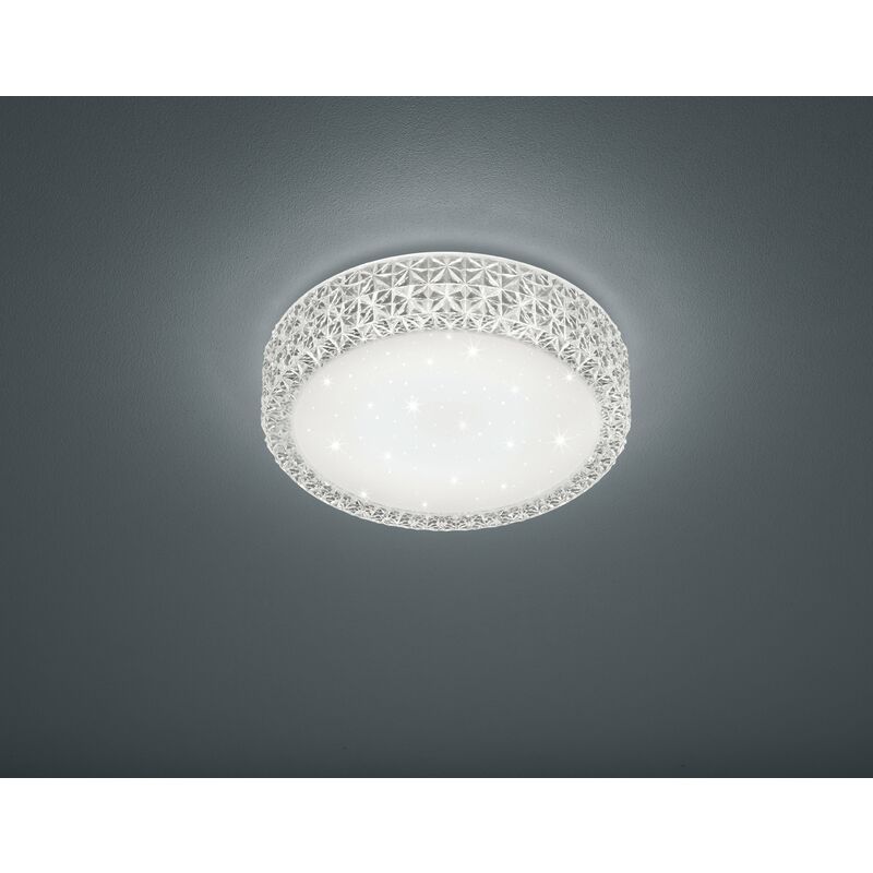 foto del prodotto giordanoshop plafoniera da interno a led in acrilico bianco