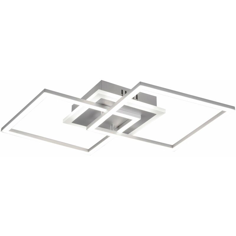 foto del prodotto giordanoshop plafoniera da interno a led in metallo titanio