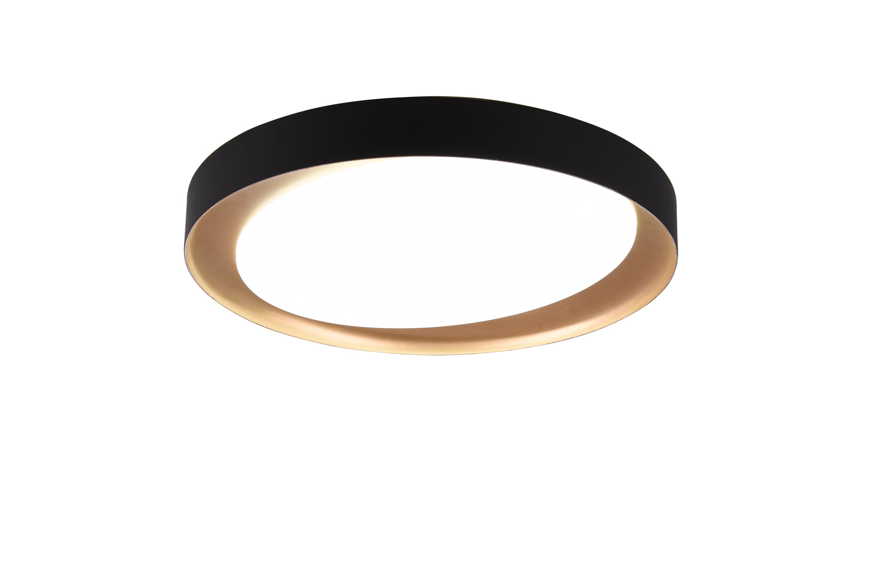 foto del prodotto giordanoshop plafoniera da interno a led in plastica nero