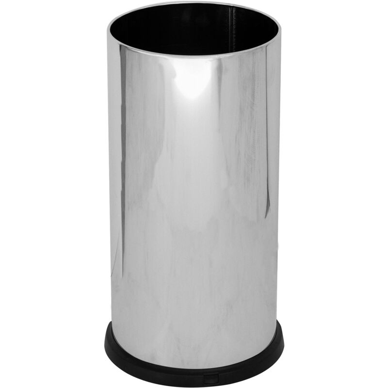 foto del prodotto giordanoshop portaombrelli in acciaio inox 24xh49 cm con vaschetta raccogli goccia lucido