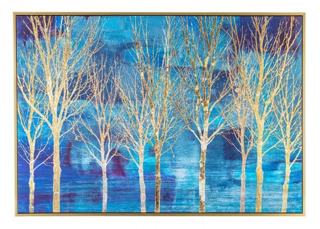 foto del prodotto giordanoshop quadro dipinto a mano 100x3,2x70 cm in stampa su tela