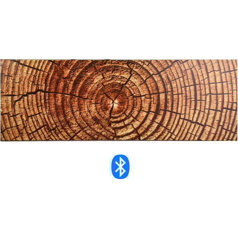foto del prodotto giordanoshop quadro stampa bluetooth marrone cm 150x50x4