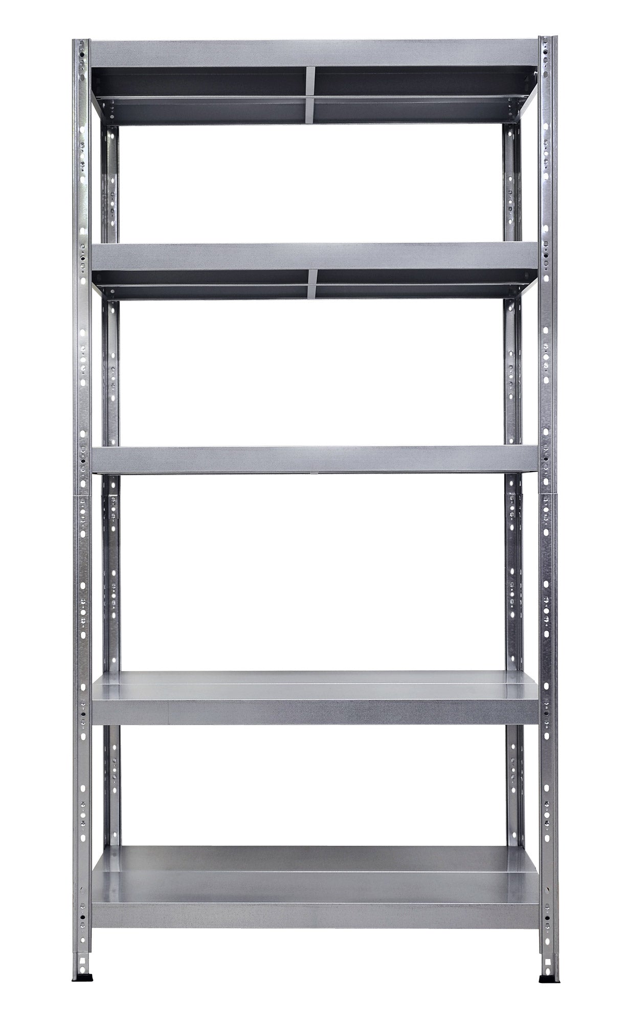 foto del prodotto giordanoshop scaffale in metallo 5 ripiani 120x40x195 cm maciste zincato