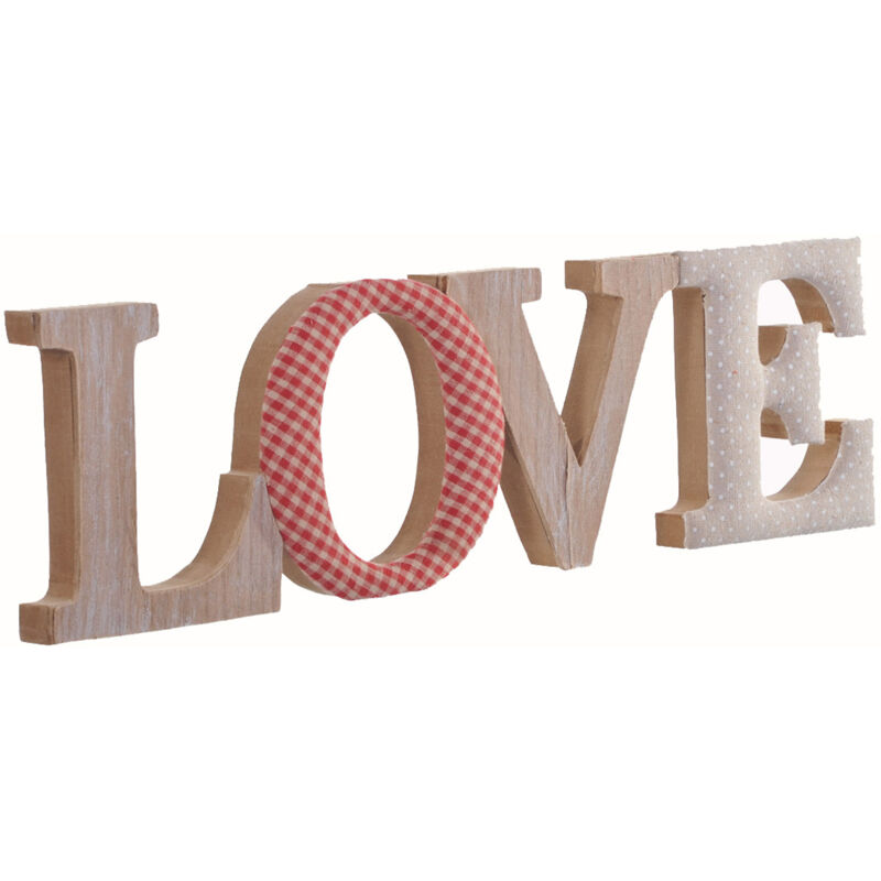 foto del prodotto giordanoshop scritta love larghezza 47 cm