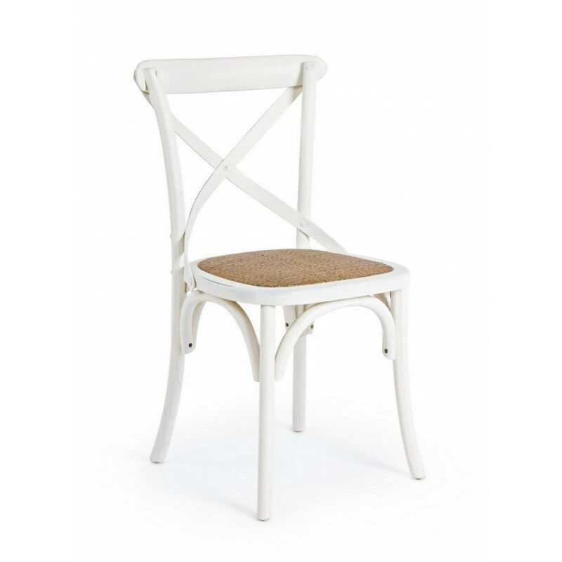immagine 0 del prodotto giordanoshop sedia cross bianco in legno