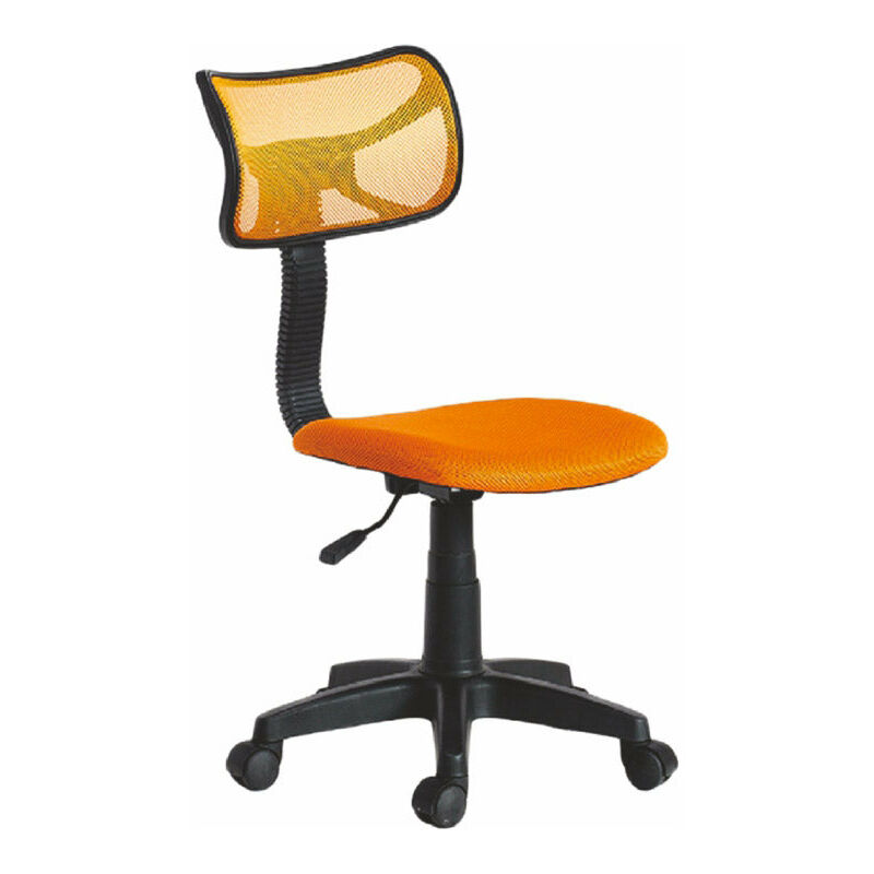 foto del prodotto giordanoshop sedia poltrona operativa da ufficio in tessuto dattilo easy arancione