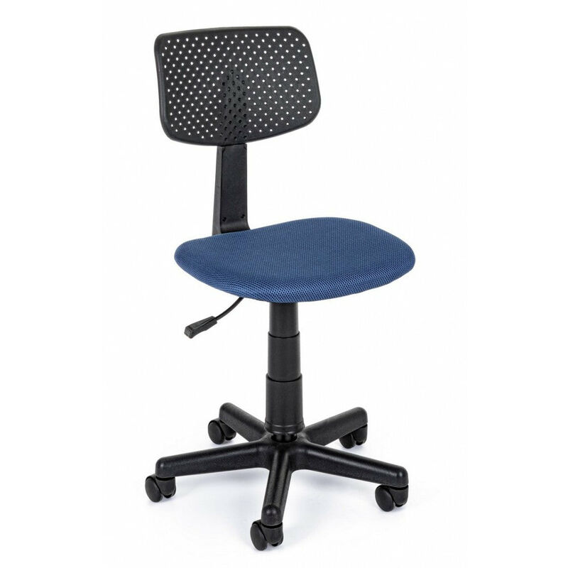 foto del prodotto giordanoshop sedia ufficio artemis blu in tessuto