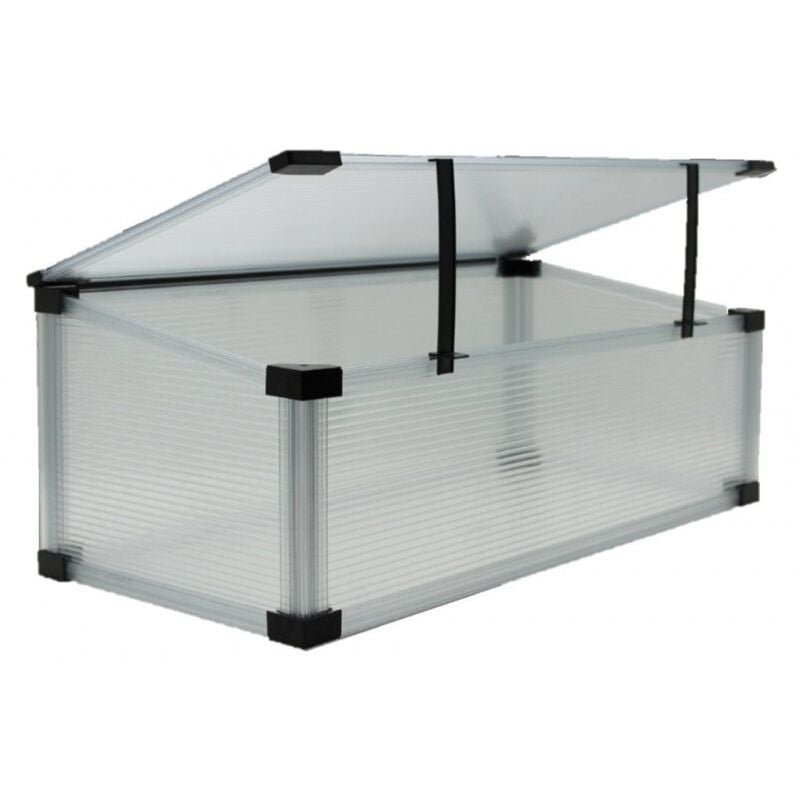 foto del prodotto giordanoshop serretta da giardino slide and grow 2squared in policarbonato 97x57 cm x 28 37h cm