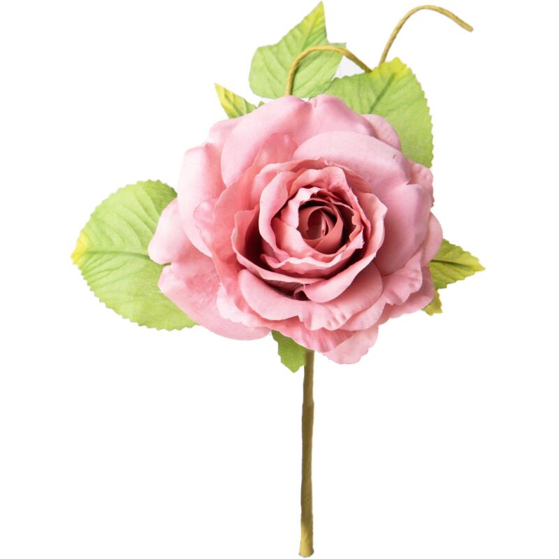foto del prodotto giordanoshop set 12 mini rose artificiali 8x h 13 cm
