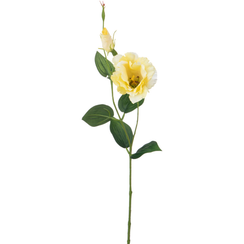 foto del prodotto giordanoshop set 12 rami artificiali lisianthus 2 fiori h 60 cm