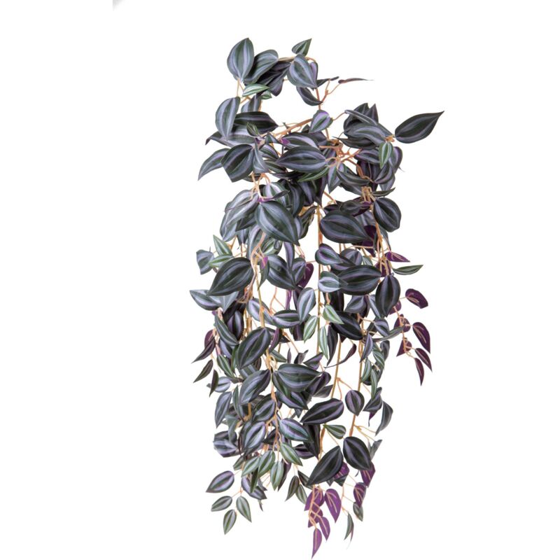 foto del prodotto giordanoshop set 2 cadente mini tradescantia artificiale con 302 foglie h50 cm