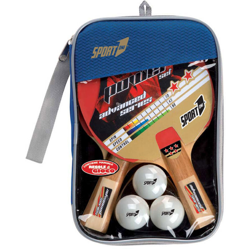 foto del prodotto giordanoshop set 2 racchette ping pong 2 star serie advanced per giocatori esperti