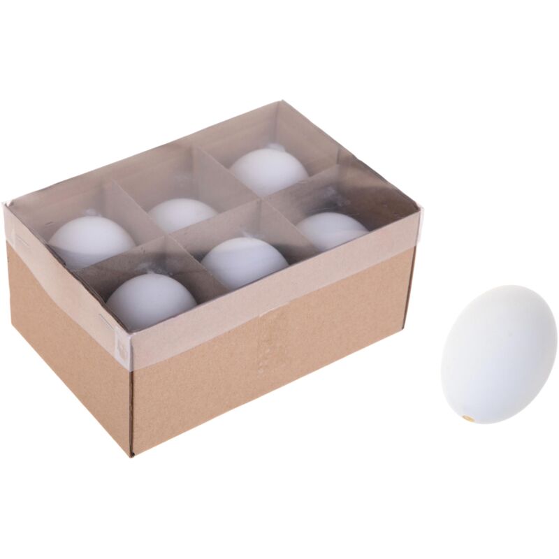 foto del prodotto giordanoshop set 24 uova di oca vere misure 75x5 cm