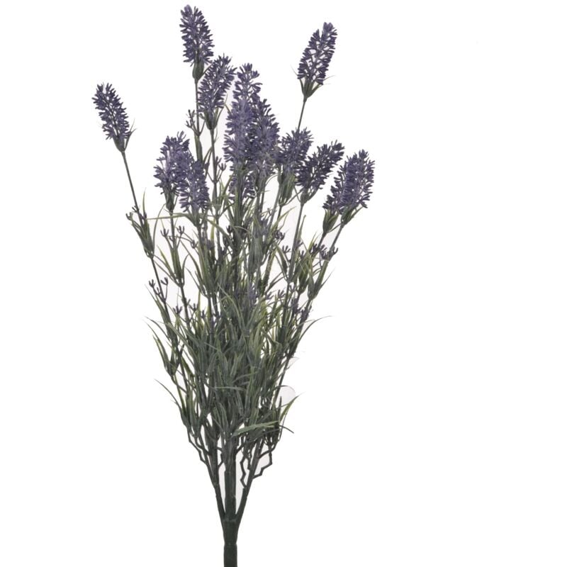 foto del prodotto giordanoshop set 4 lavanda artificiale con 15 fiori altezza 61 cm viola