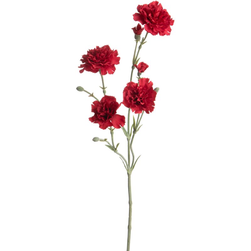 foto del prodotto giordanoshop set 6 fiori artificiali di garofanelli h 62 cm