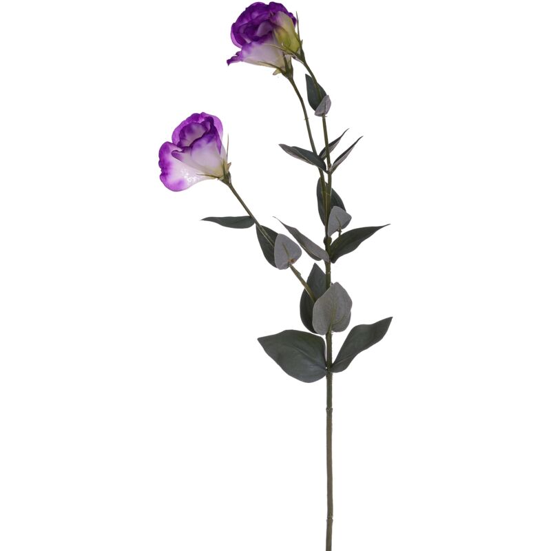 foto del prodotto giordanoshop set 6 lisianthus artificiali con fiori altezza 75 cm