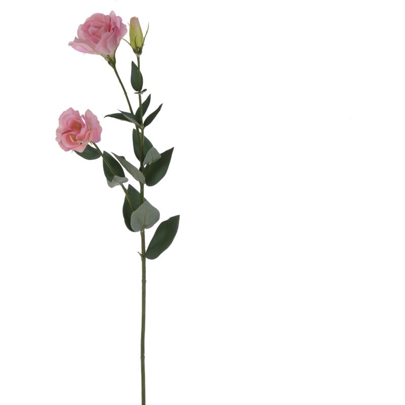 foto del prodotto giordanoshop set 6 lisianthus artificiali con fiori altezza 75 cm rosa