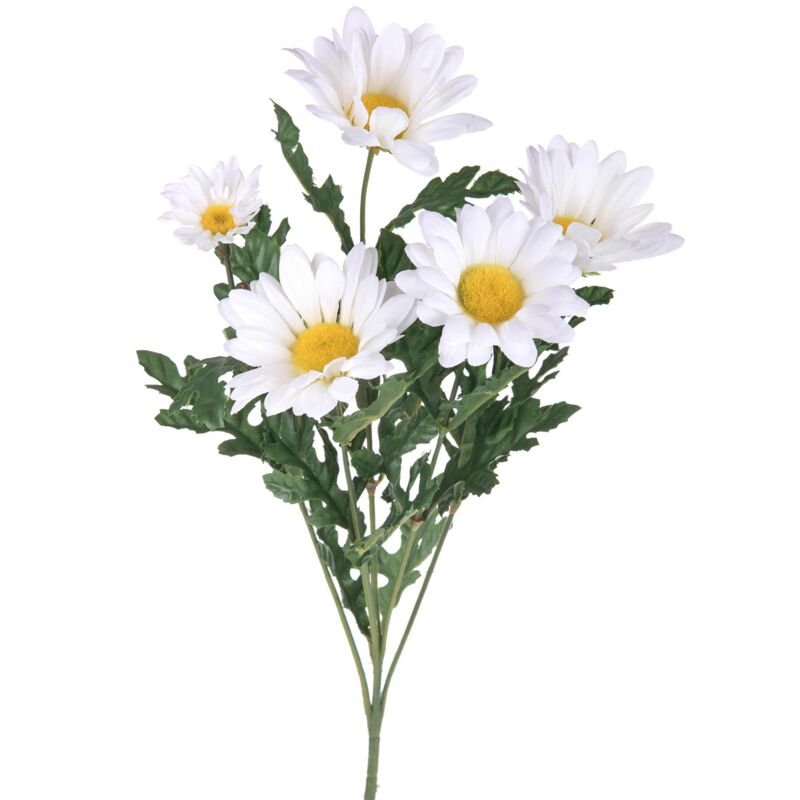 foto del prodotto giordanoshop set 6 margherite artificiali altezza 66 cm