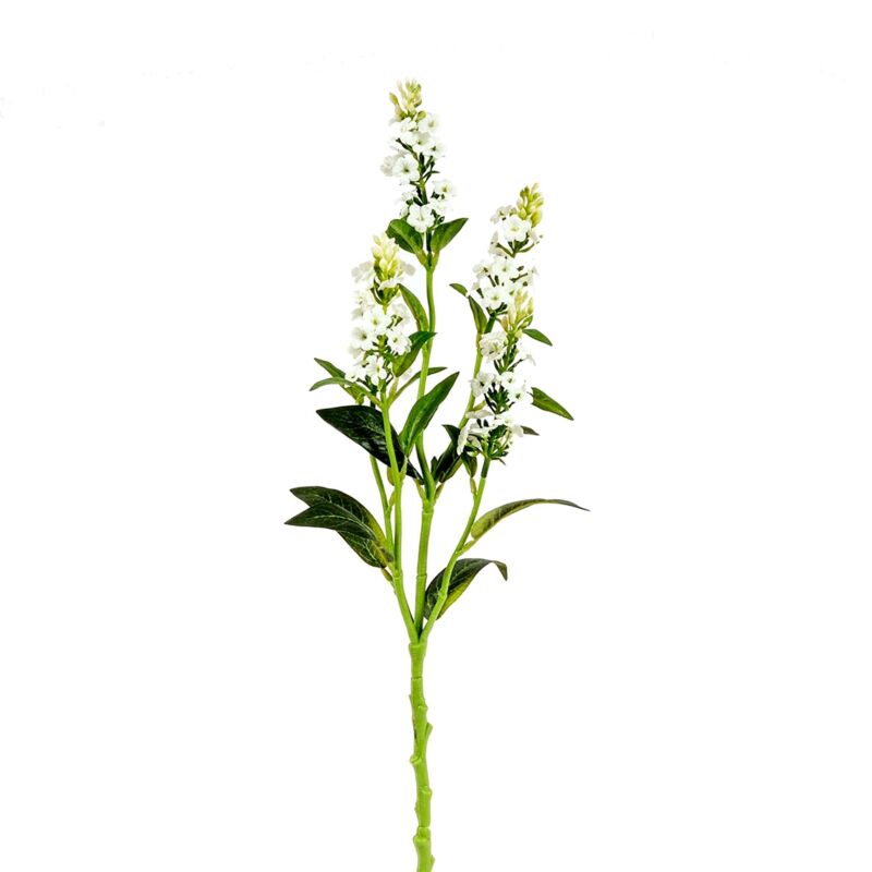 foto del prodotto giordanoshop set 6 rami artificiali di bidens composto da 5 fiori altezza 62 cm bianco