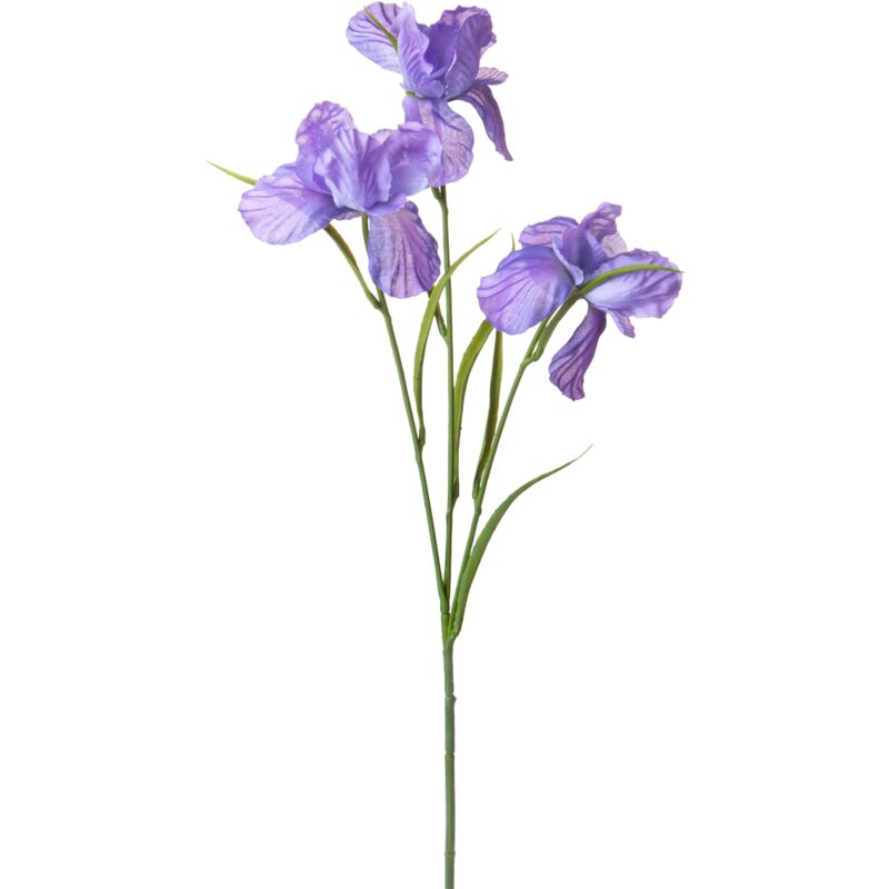 foto del prodotto giordanoshop set 8 fiori artificiali iris 60 cm per 3 fiori