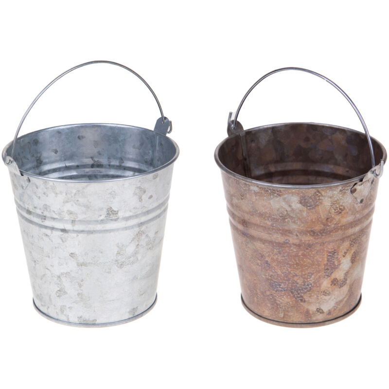 foto del prodotto giordanoshop set 8 secchi con manico 11 h 105 cm