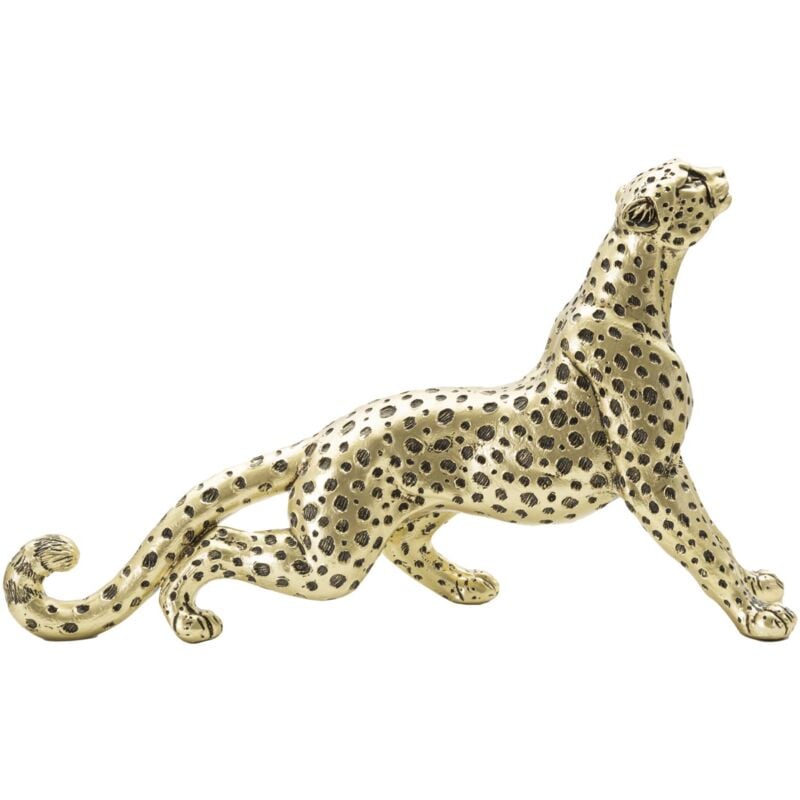 foto del prodotto giordanoshop statua leopardo points seduto 33x7,7x19,5 cm in poliresina