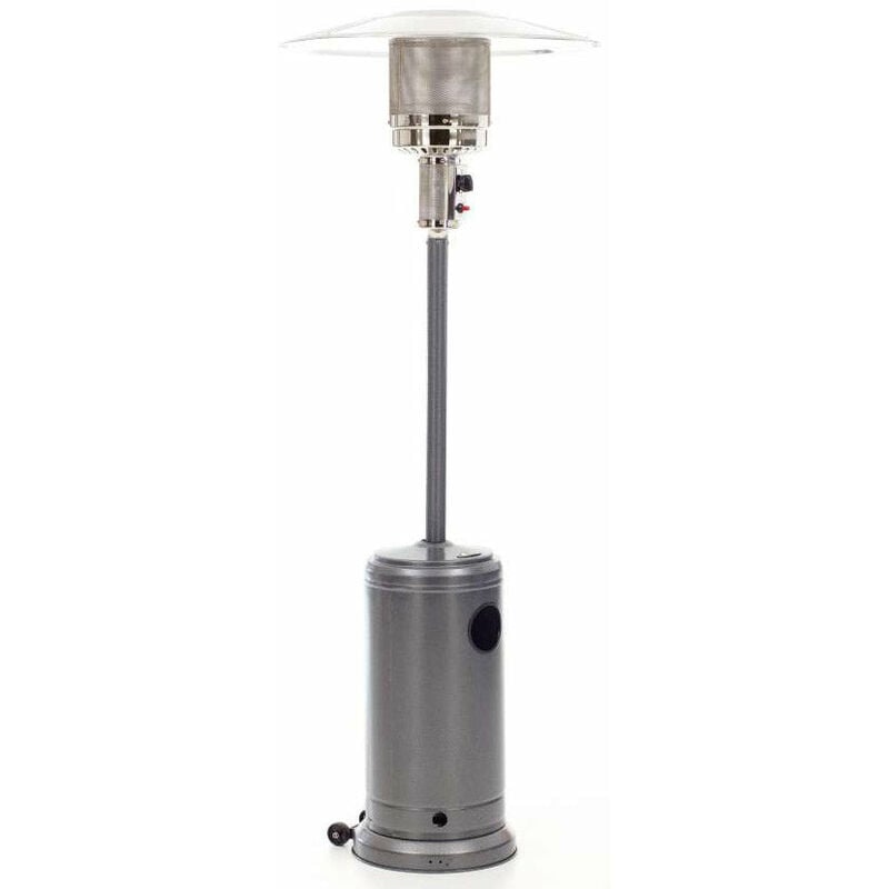 foto del prodotto giordanoshop stufa da esterno fungo a gas gpl 13 kw grigio