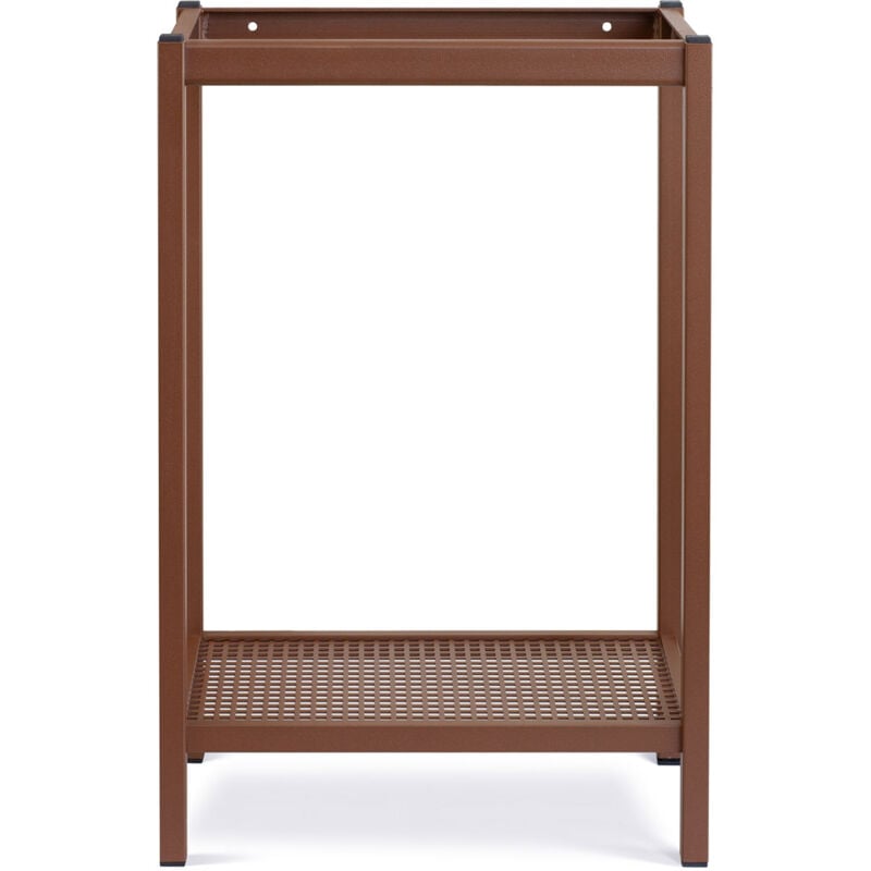 foto del prodotto giordanoshop supporto per lavello delfi 50,5x28,5x75 cm in ferro zincato sup25 r ruggine