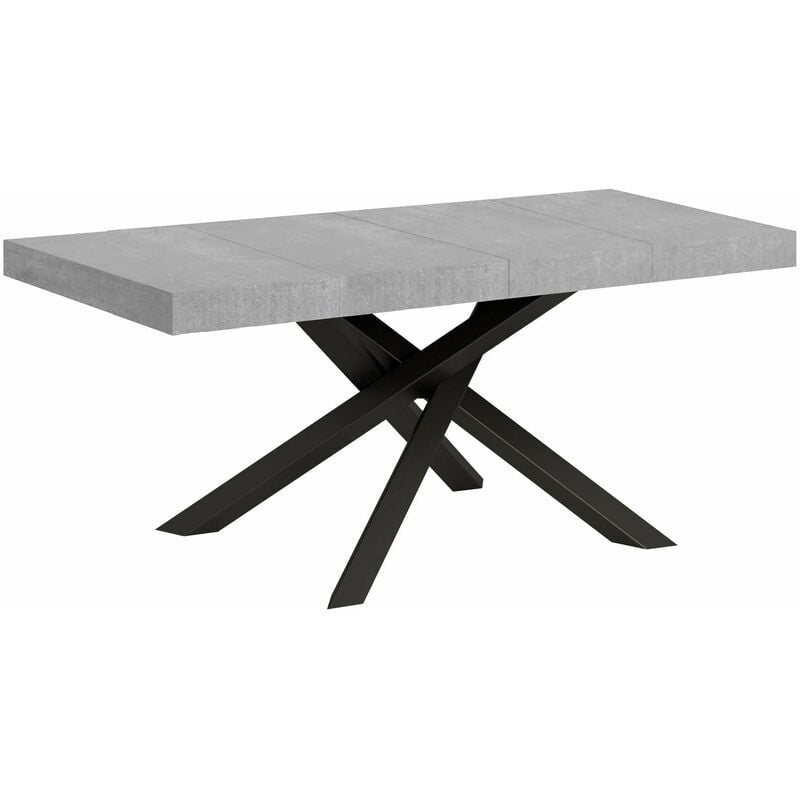 foto del prodotto giordanoshop tavolo allungabile 120 224x90x77 cm volantis premium cemento
