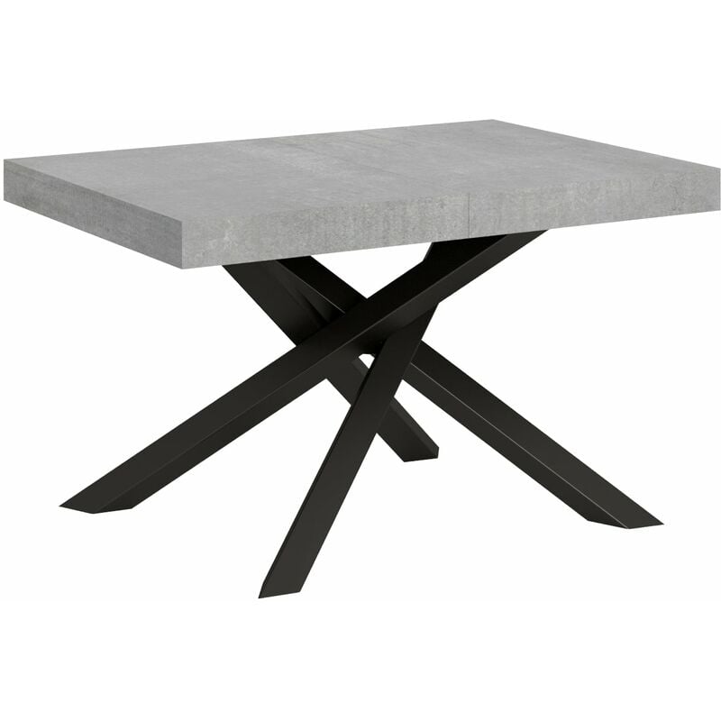foto del prodotto giordanoshop tavolo allungabile 130 234x90x77 cm volantis cemento