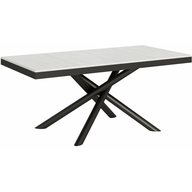 foto del prodotto giordanoshop tavolo allungabile 180 284x90x80 cm famas evolution bianco frassino