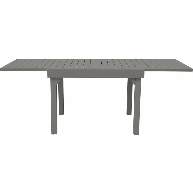 foto del prodotto giordanoshop tavolo allungabile da giardino 104 208x75x75 cm in alluminio tortora