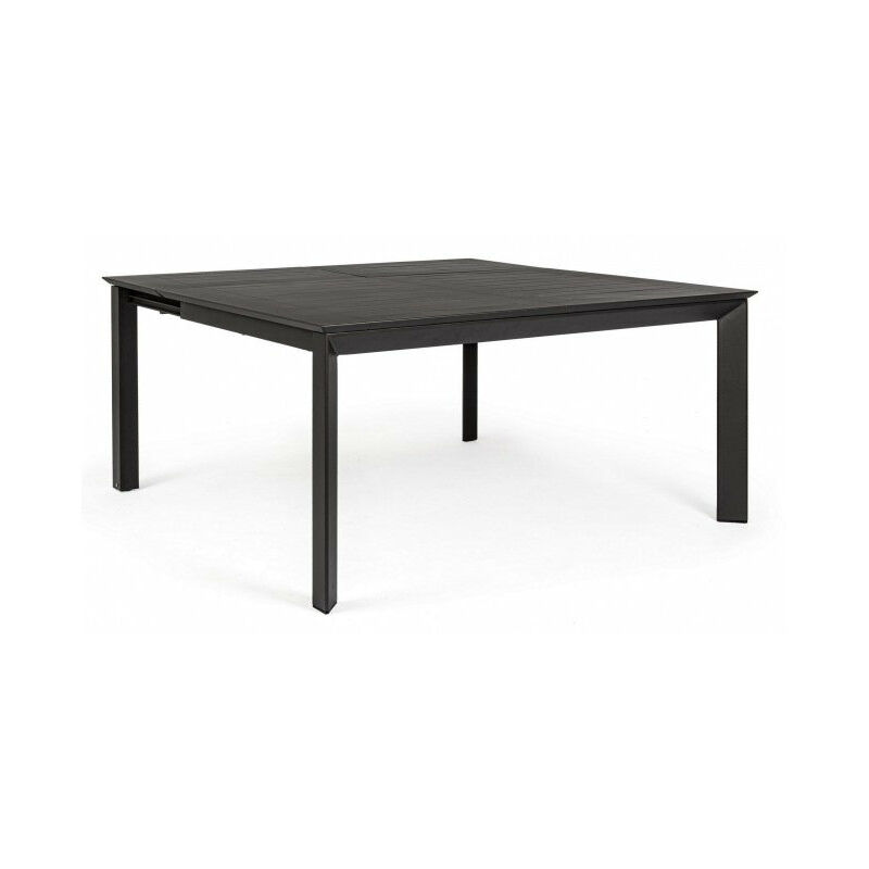 foto del prodotto giordanoshop tavolo allungabile konnor 160x110 160 cm antracite in alluminio