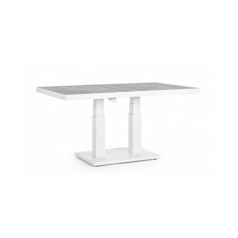 foto del prodotto giordanoshop tavolo da giardino 140x85x49 72h cm truman bianco