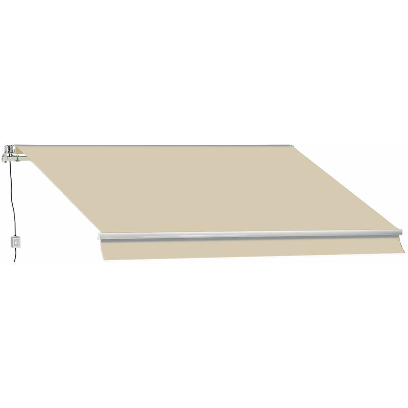 foto del prodotto giordanoshop tenda da sole barra quadra motorizzata 3x2m fadi beige