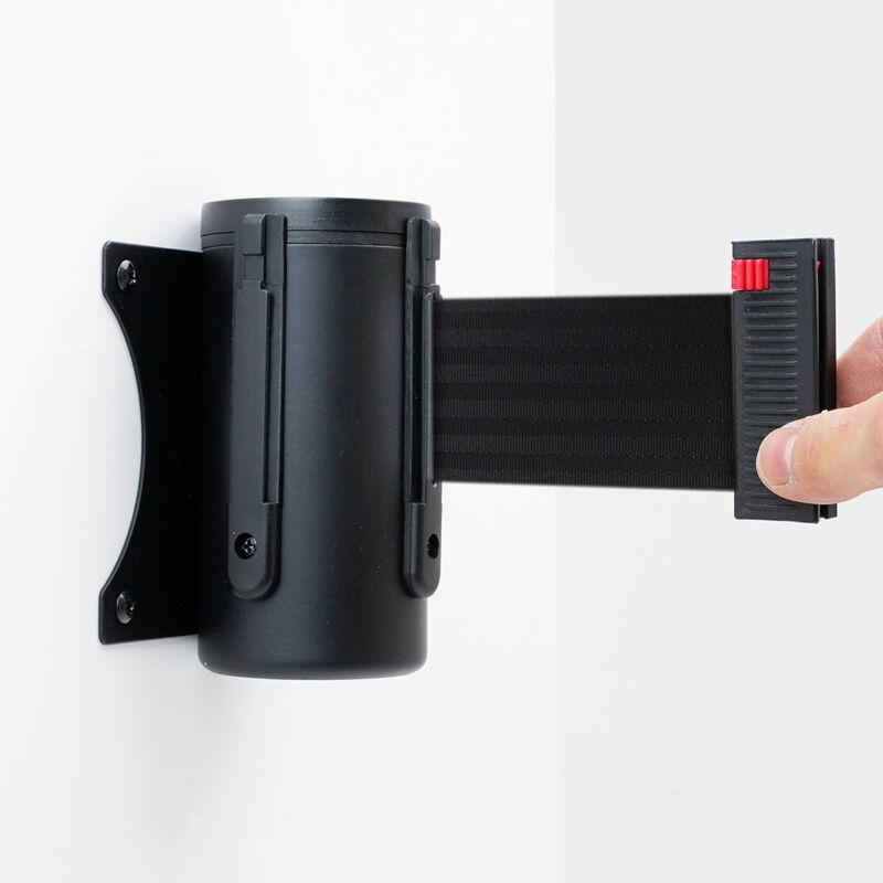 foto del prodotto giordanoshop tendinastro da parete 3 m con clip di chiusura nastro nero