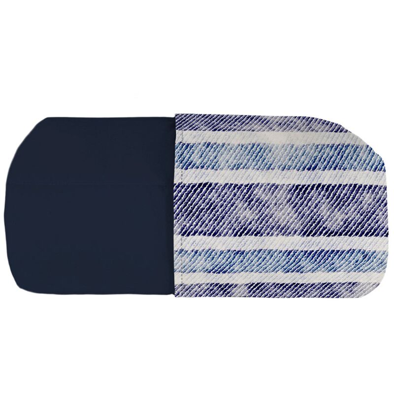 foto del prodotto giordanoshop trapuntino estivo matrimoniale in microfibra 100 gr con stampa jeans stripes basic