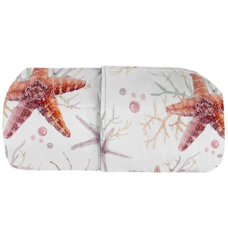 foto del prodotto giordanoshop trapuntino estivo singolo in microfibra 100 gr con stampa starfish basic