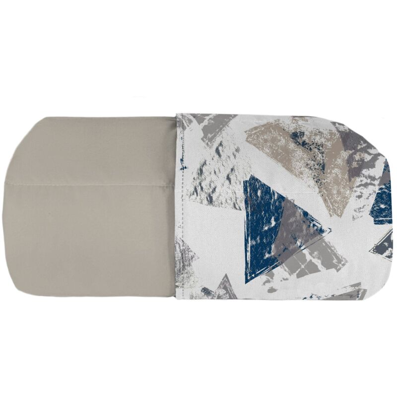 foto del prodotto giordanoshop trapuntino matrimoniale 100gr con stampa in microfibra urban blu