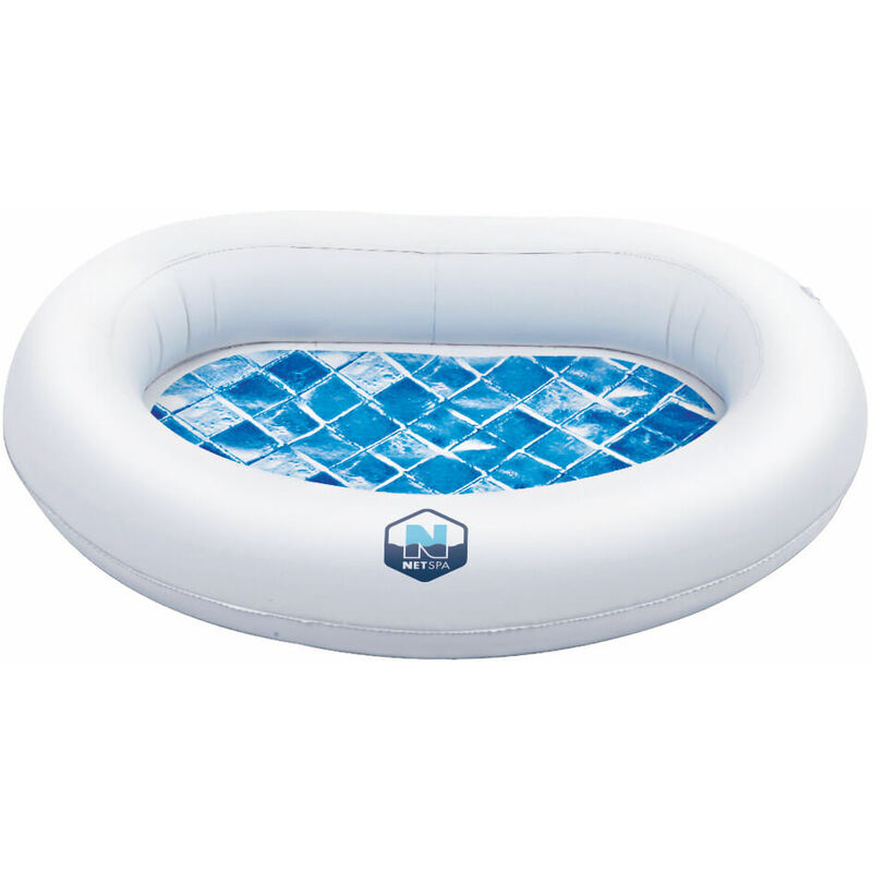 foto del prodotto giordanoshop vaschetta lavapiedi gonfiabile 87x68x14 cm netspa bianca