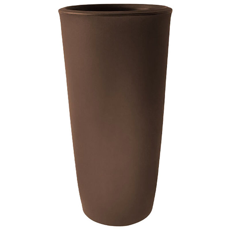 foto del prodotto giordanoshop vaso 28x40x80 cm in polietilene dafne 40 bronzo