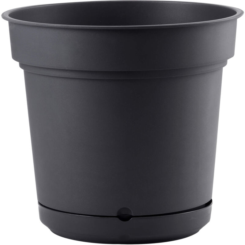 foto del prodotto giordanoshop vaso 32,6x29,5 cm in polipropilene hydral 33 antracite
